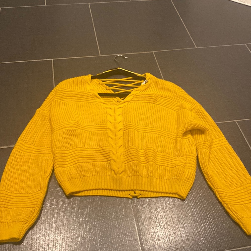 cropped sweater!